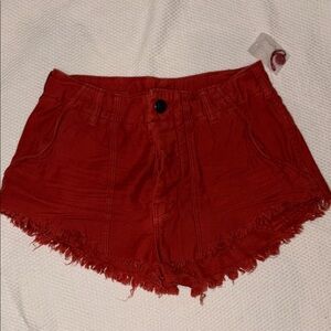FP Movement by Free People  Red 
/Orange Shorts NWOT
